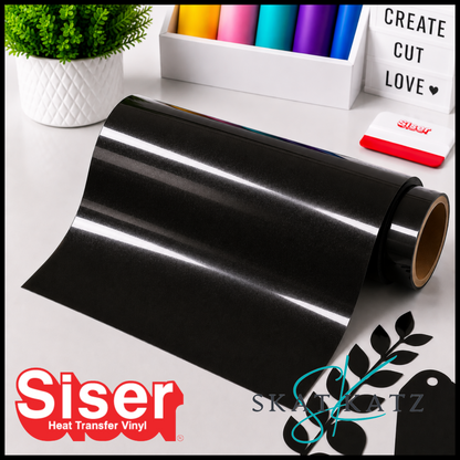 SISER EasyWeed® Heat Transfer Vinyl - ELECTRIC BLACK