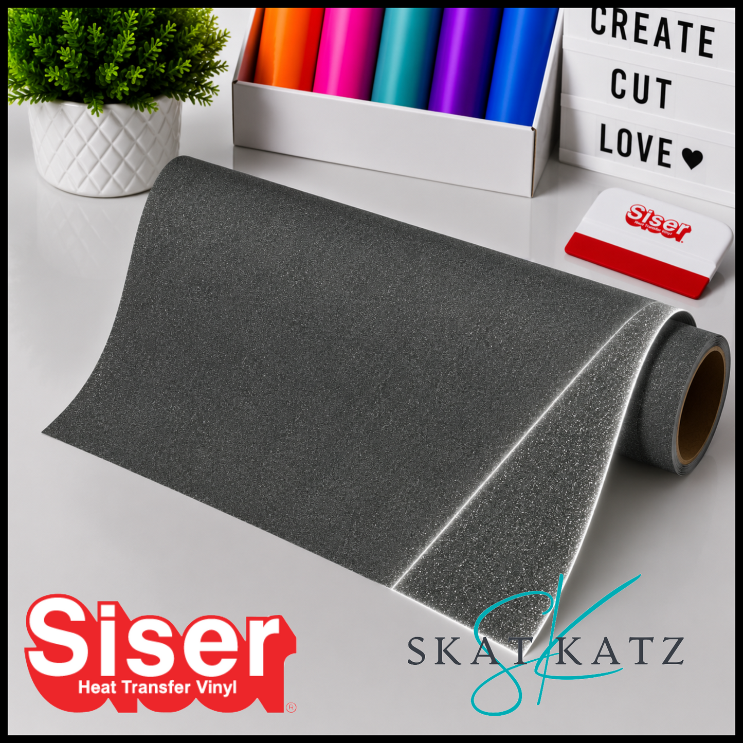 Siser® Heat Transfer Vinyl - REFLEX® Black