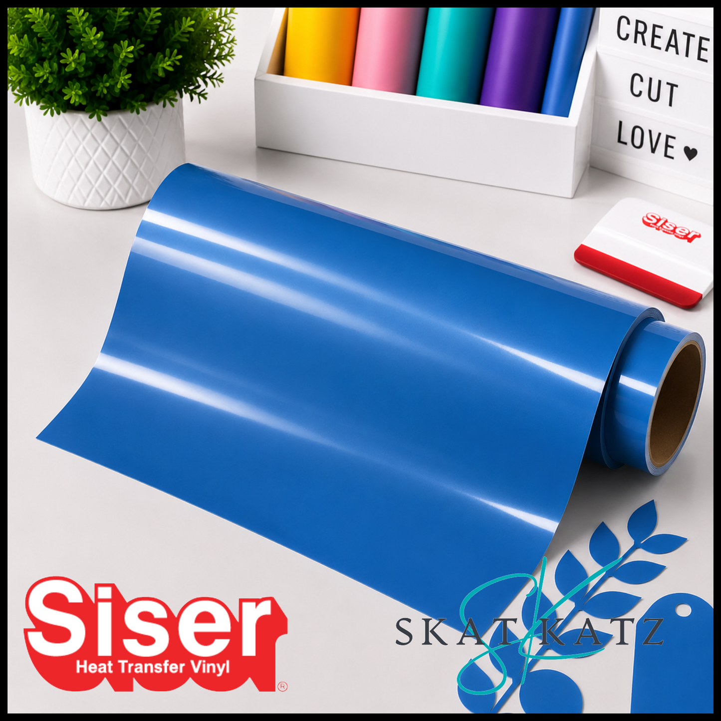SISER EasyWeed® Heat Transfer Vinyl - ELECTRIC BLUE
