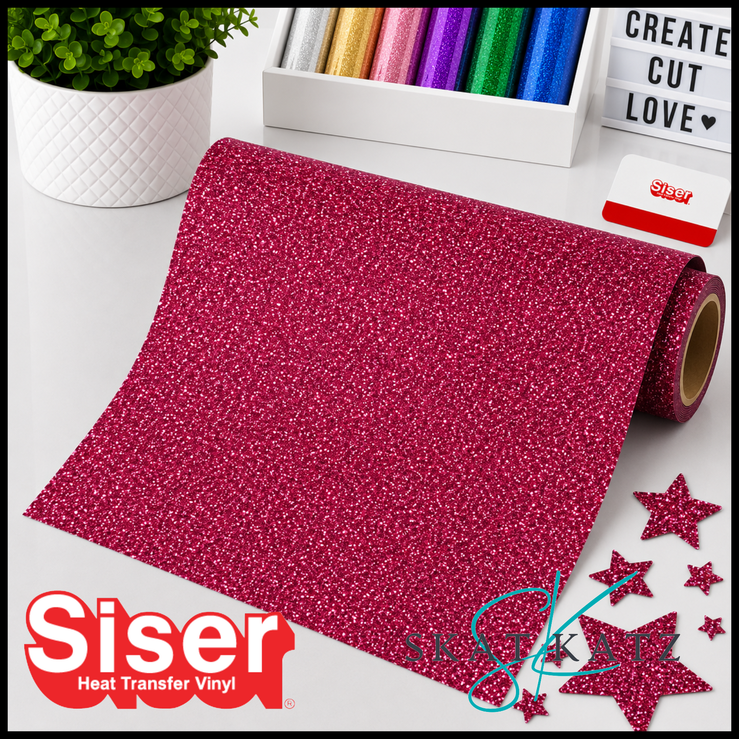 SISER® GLITTER Heat Transfer Vinyl - BLUSH