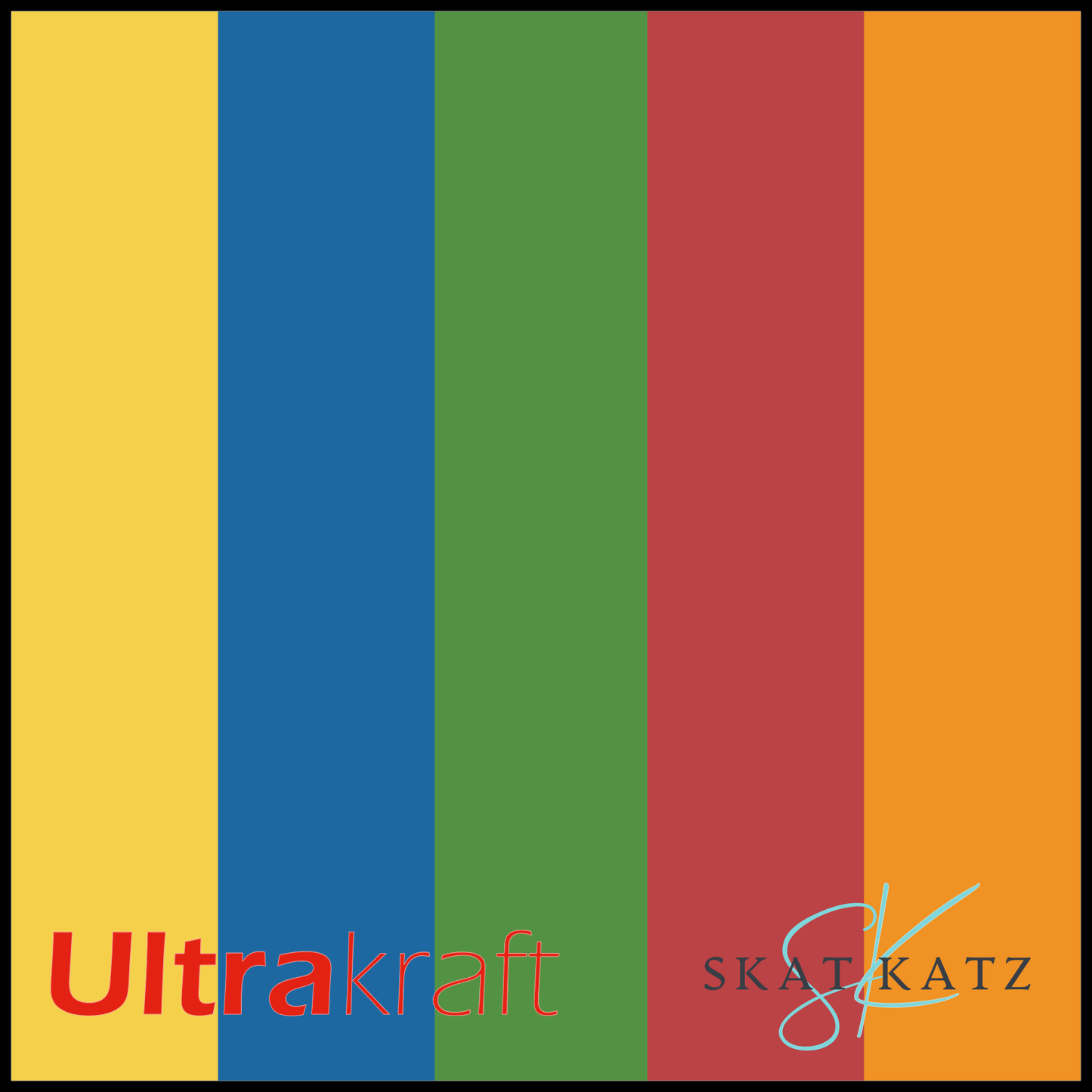 UltraKraft Premium Textured Card 10 Sheet Pack - Bolds