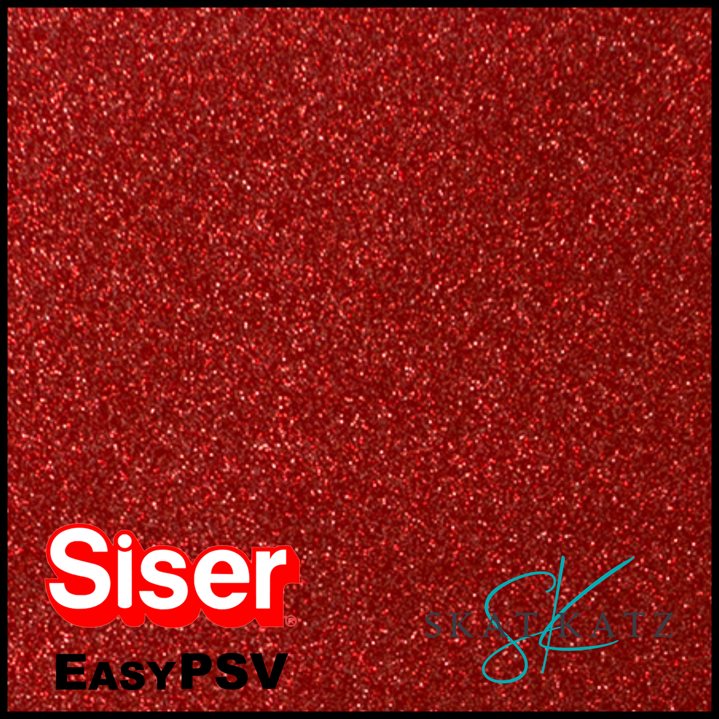 Siser Starling EasyPSV® Permanent Glitter Adhesive - Brick Red