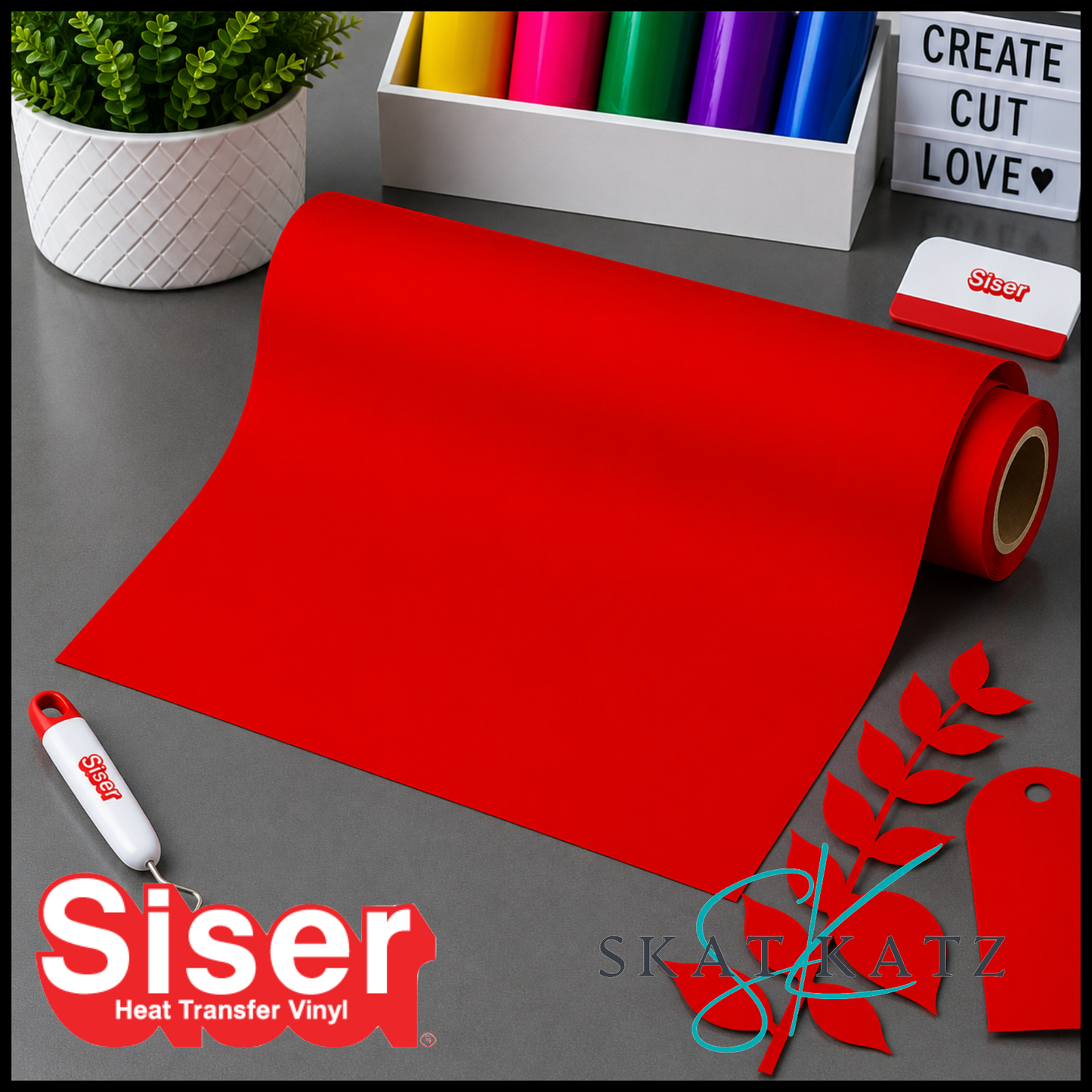 SISER EasyWeed® ECO STRETCH™ - BRIGHT RED