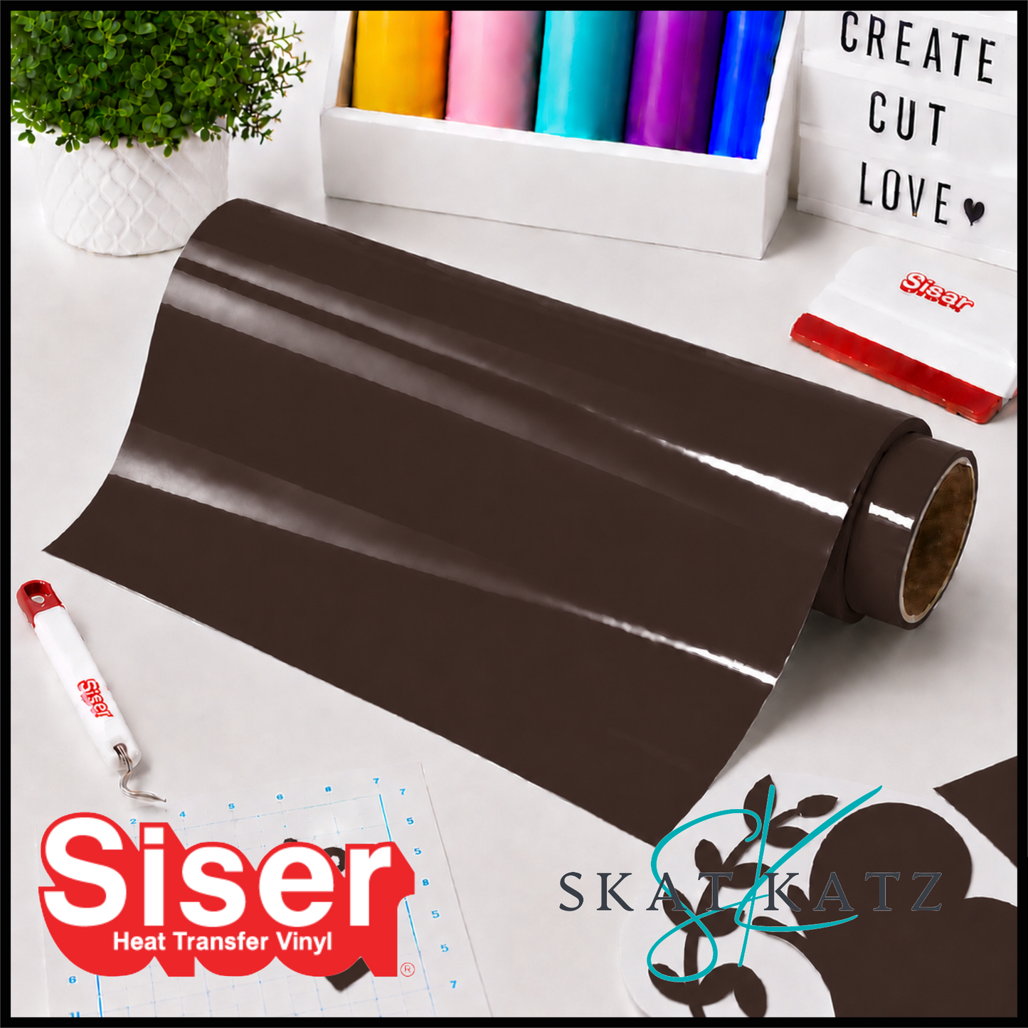 SISER EasyWeed® Heat Transfer Vinyl - BROWN