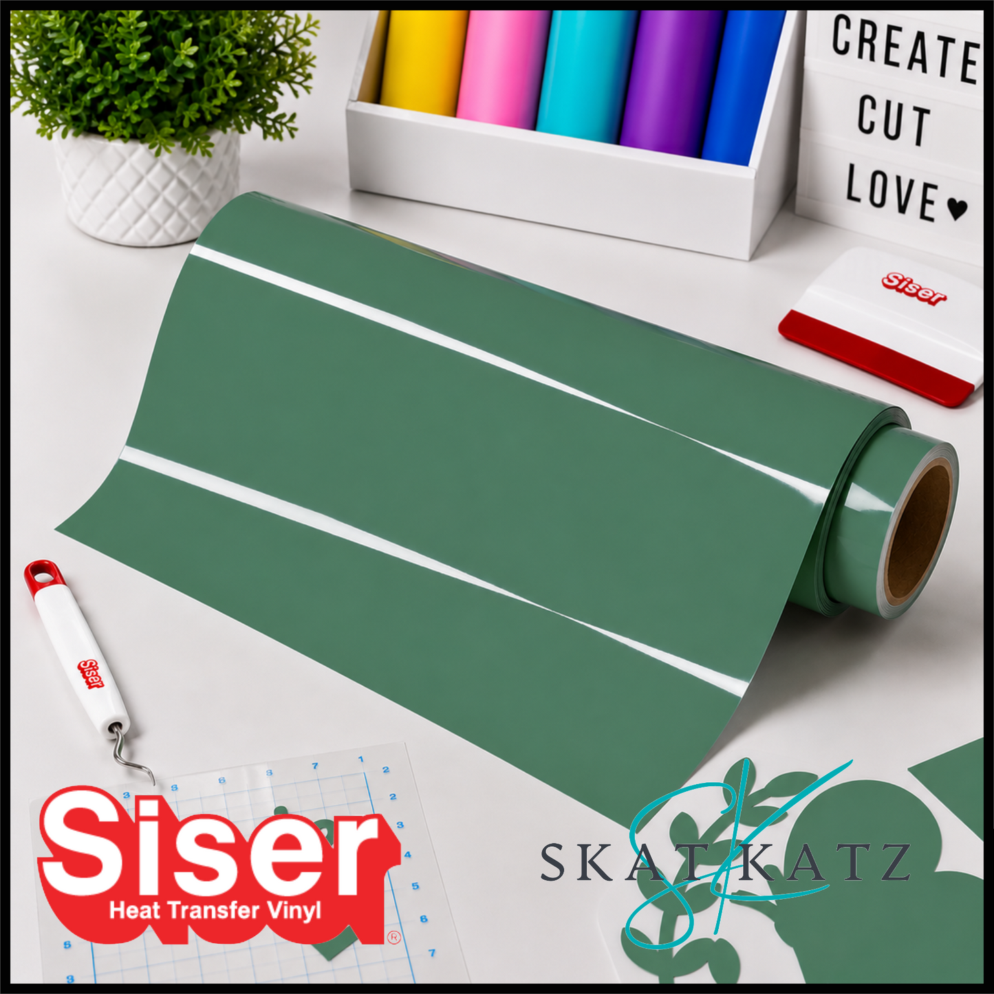 SISER EasyWeed® Heat Transfer Vinyl - CADET GREEN