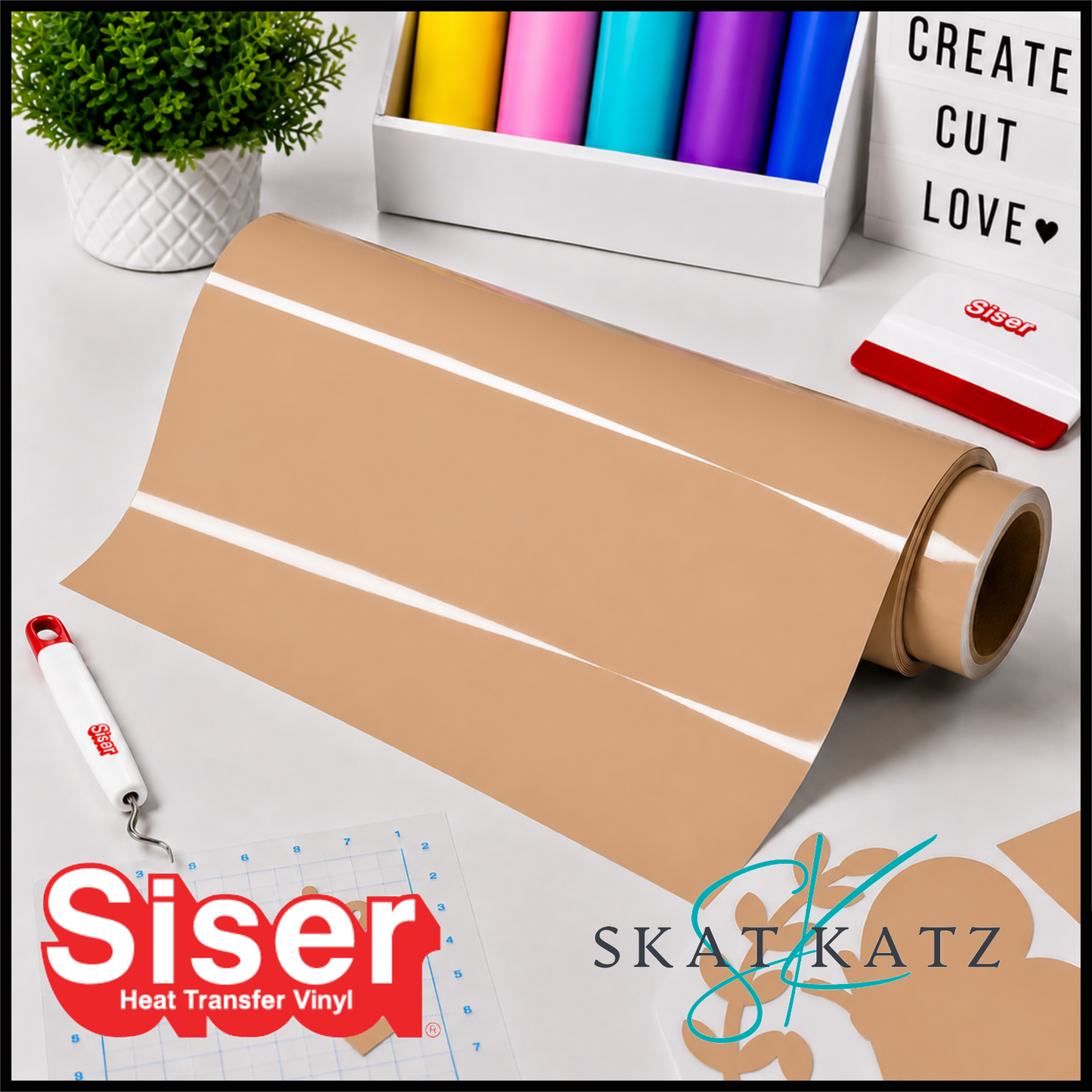SISER EasyWeed® Heat Transfer Vinyl - CASHEW