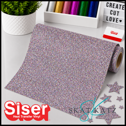SISER® GLITTER Heat Transfer Vinyl - CONFETTI