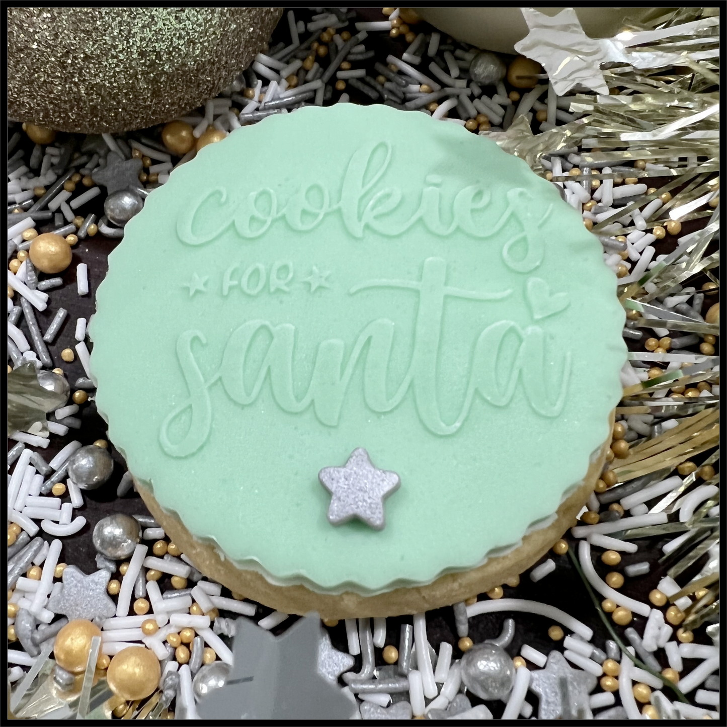 Fondant/Cookie Embosser - Cookies for Santa