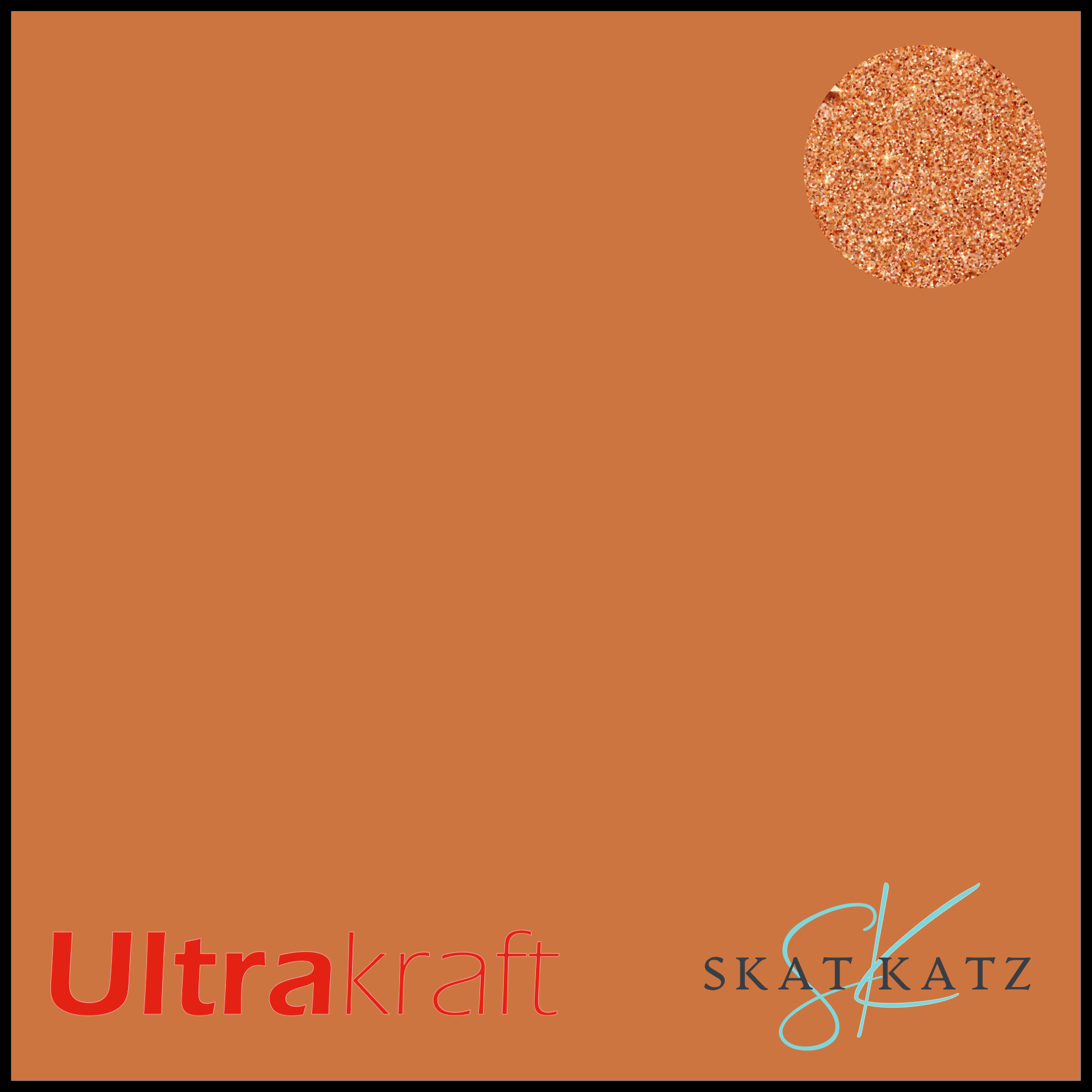 UltraKraft Premium Glitter Sticker Paper - Copper – Skat Katz