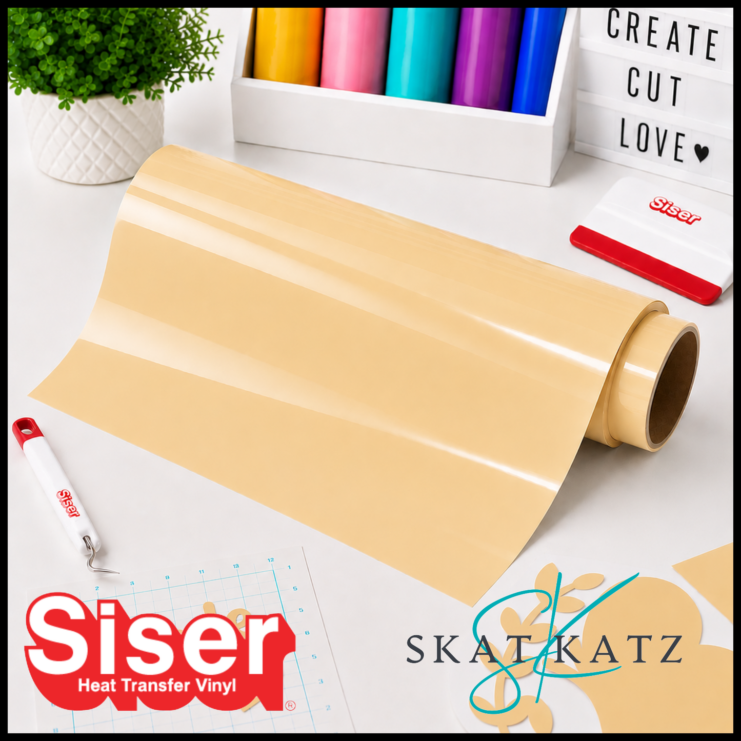 SISER EasyWeed® Heat Transfer Vinyl - CREAM