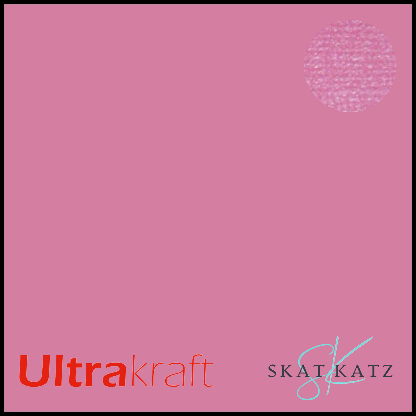 UltraKraft Premium Pearlised Textured Cardstock - Dusky Rose