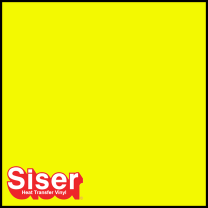 SISER Easy Glow® Heat Transfer Vinyl – Neon Yellow