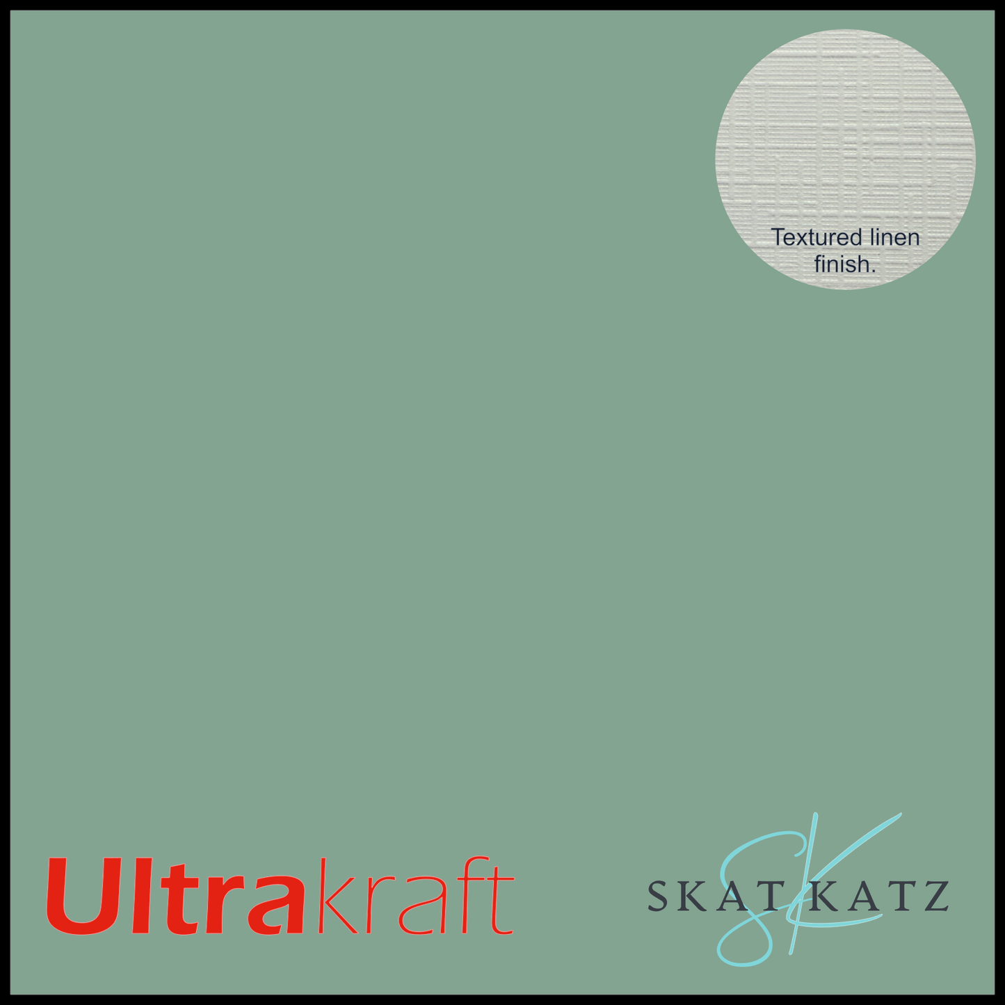 UltraKraft Premium Linen Textured Card Stock - Eucalyptus