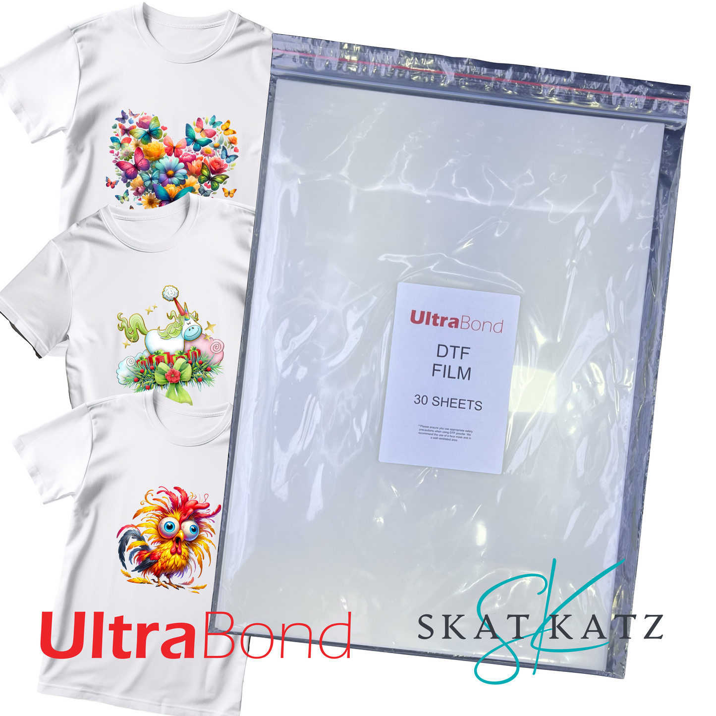 UltraBond - DTF Film - 30 sheet pack