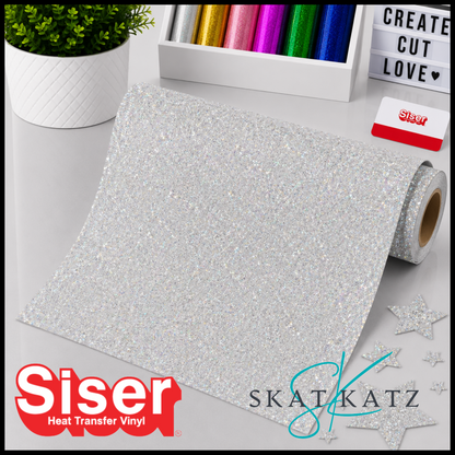 SISER® GLITTER Heat Transfer Vinyl - Fog