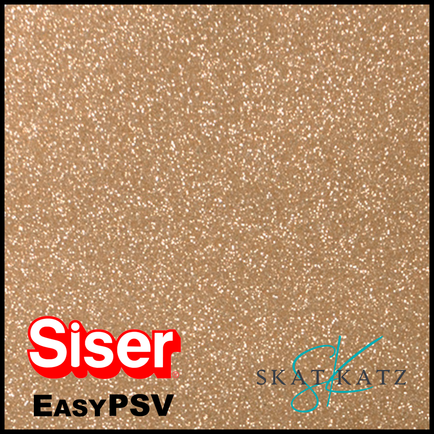 Siser Starling EasyPSV® Permanent Glitter Adhesive - Glimmering Gold