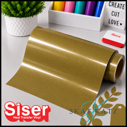 SISER EasyWeed® Heat Transfer Vinyl - ELECTRIC GOLD