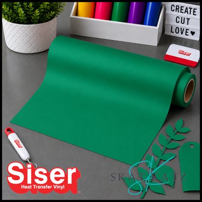 SISER EasyWeed® Heat Transfer Vinyl – GREEN MATTE