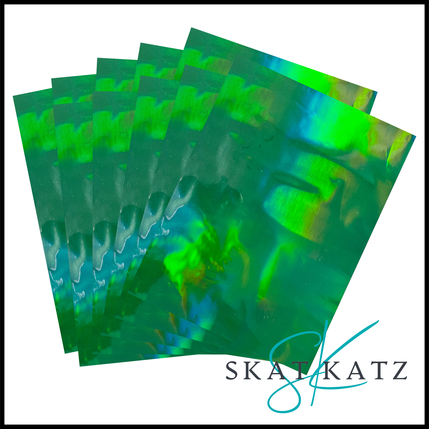 Heat Reactive Foil - A4 10pk - Holo Emerald