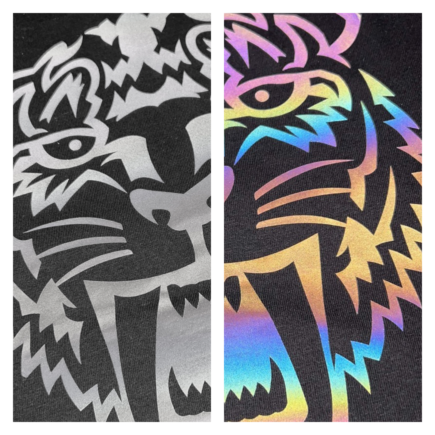 UltraFlex Heat Transfer Vinyl - Holo Reflective Black