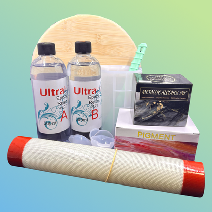 UltraKraft - 2 Epoxy Resin Lazy Susan Starter Kit