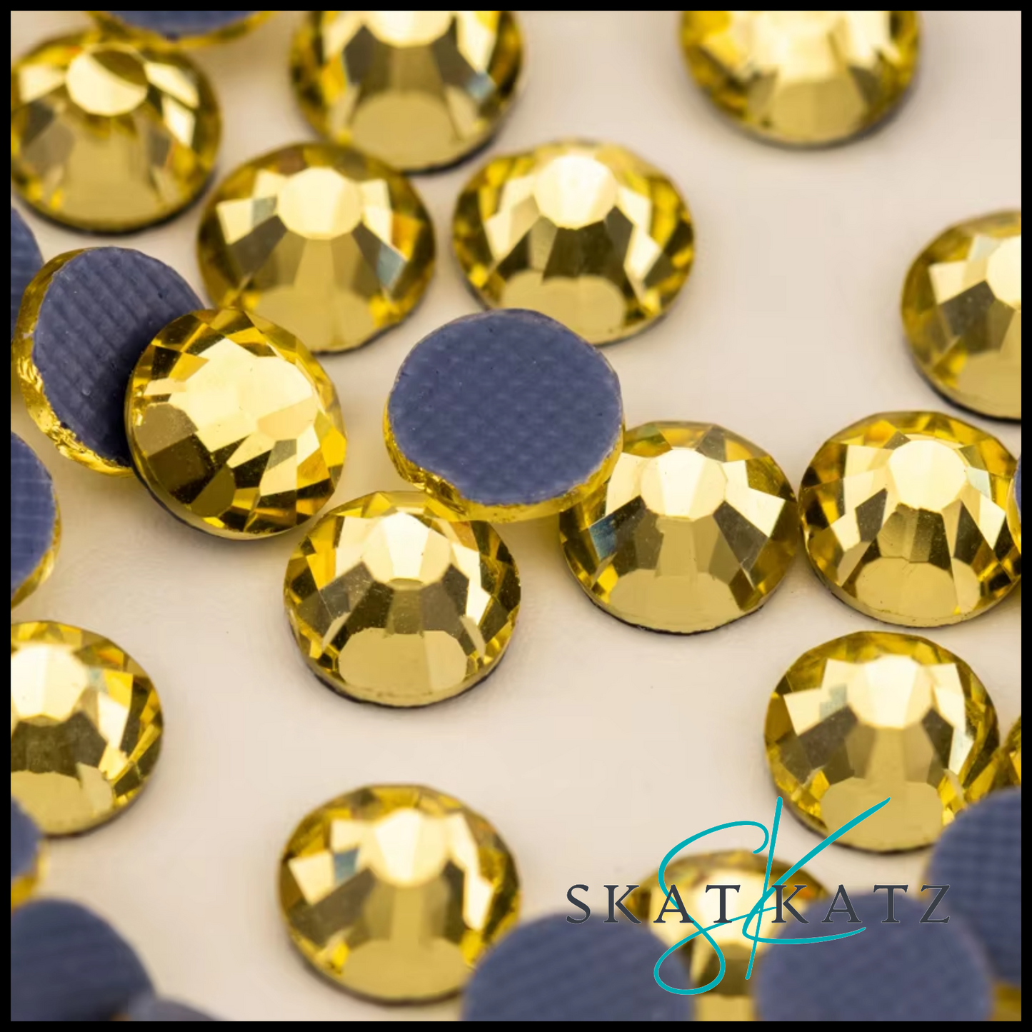 Hot Fix Strass Crystal Rhinestones - Jonquil