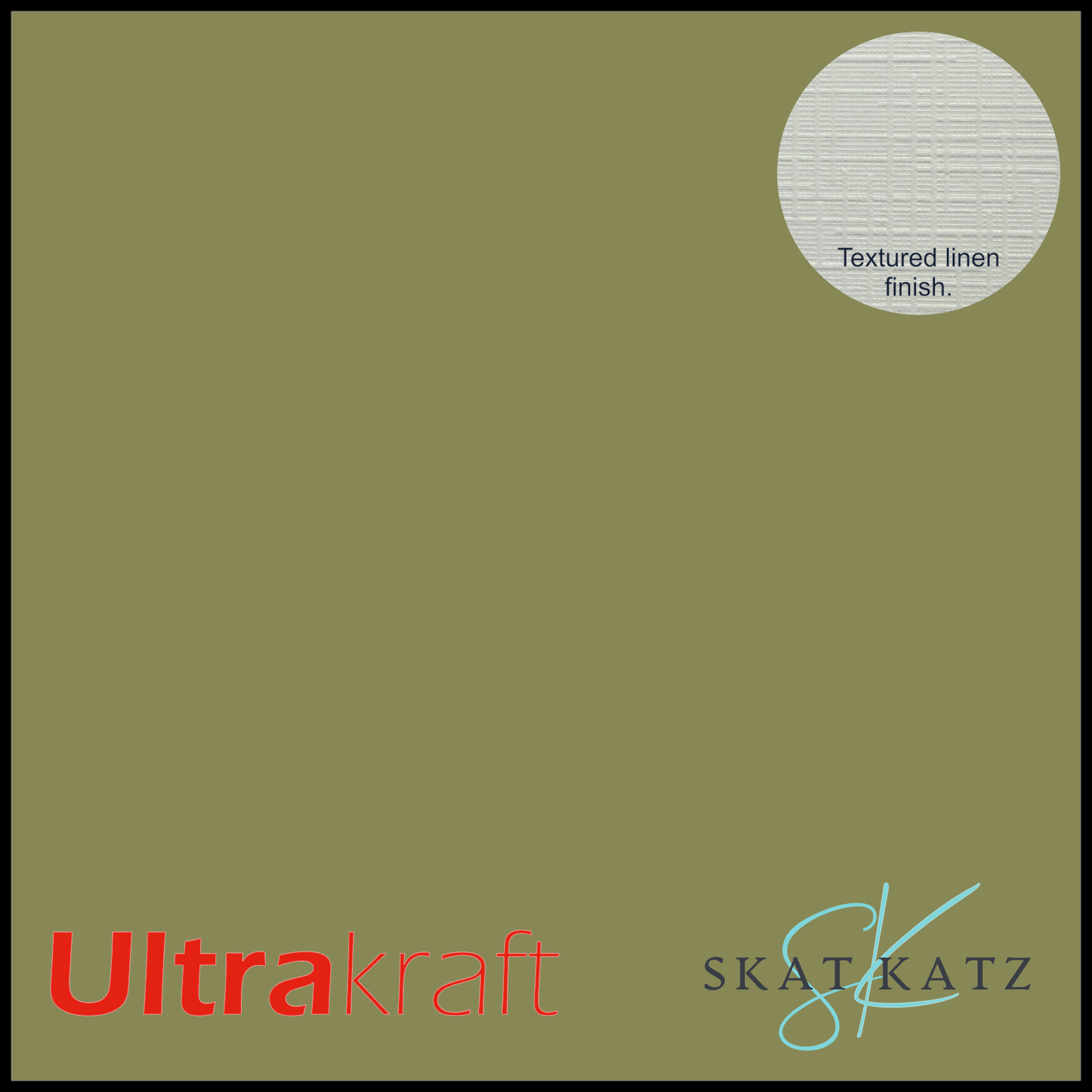 UltraKraft Premium Linen Textured Card Stock - Khaki