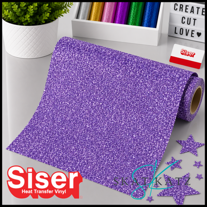 SISER® GLITTER Heat Transfer Vinyl - LILAC