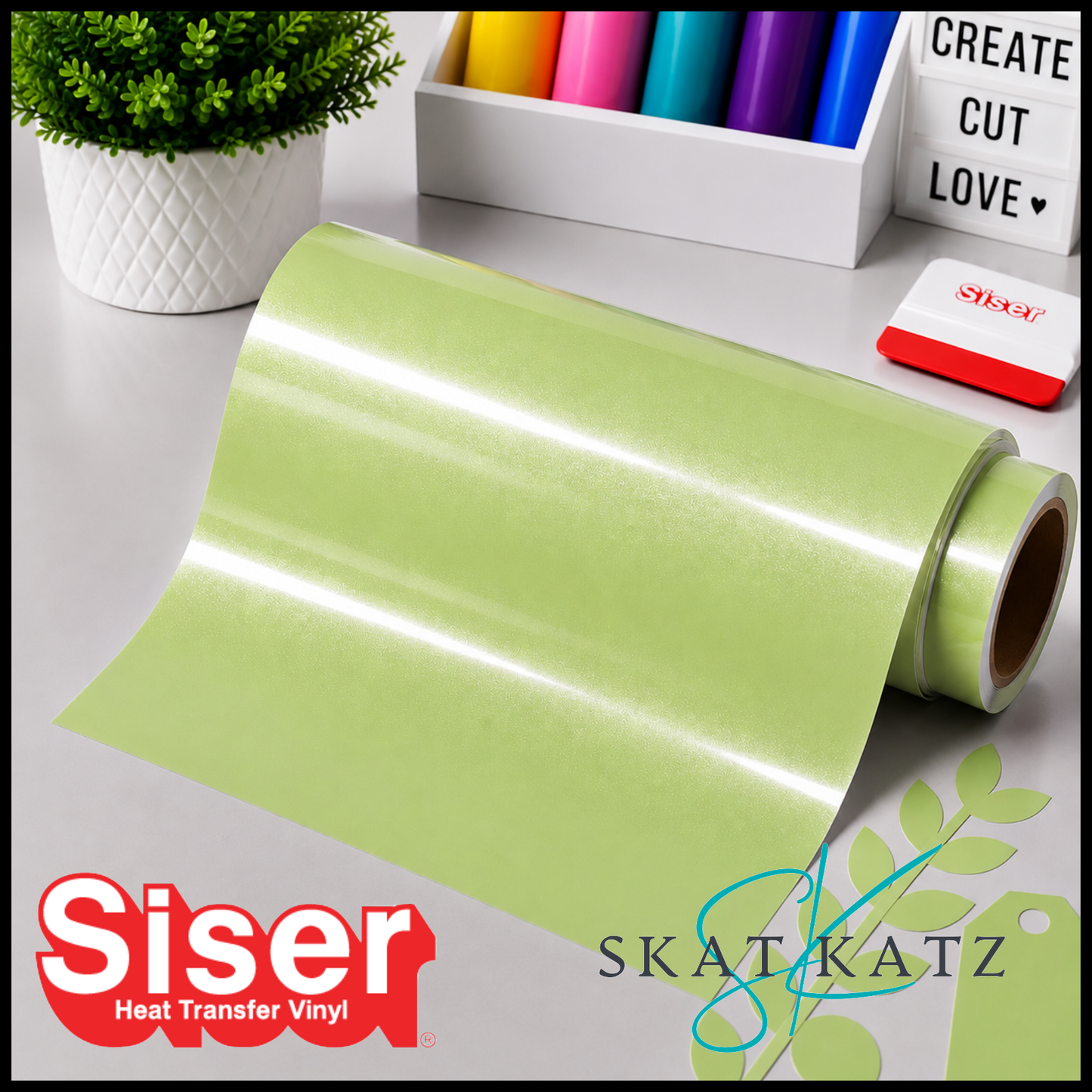 SISER EasyWeed® Heat Transfer Vinyl - ELECTRIC LIME
