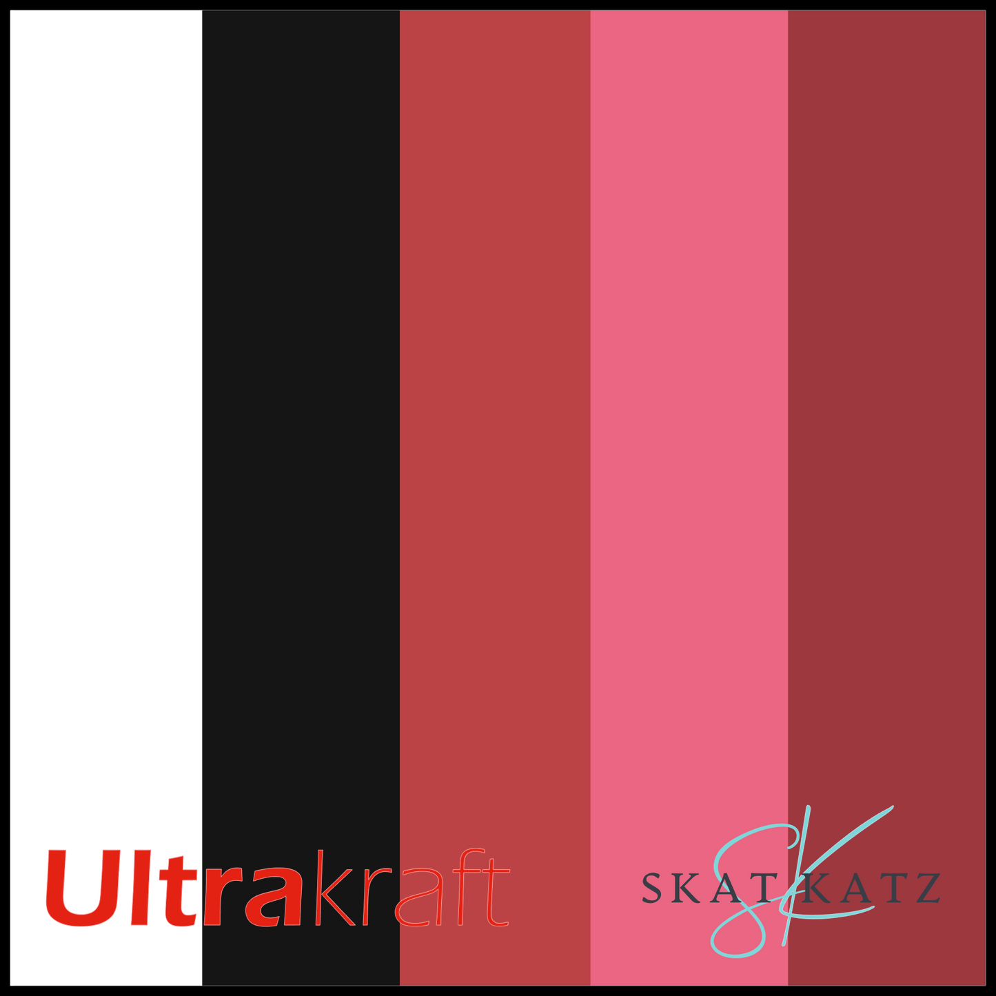 UltraKraft Premium Textured Card 10 Sheet Pack - Love
