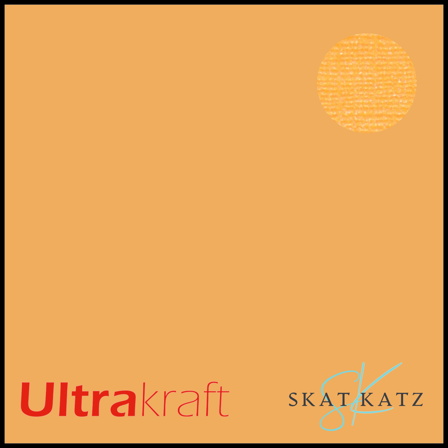 UltraKraft Premium Pearlised Textured Cardstock - Marigold Shimmer
