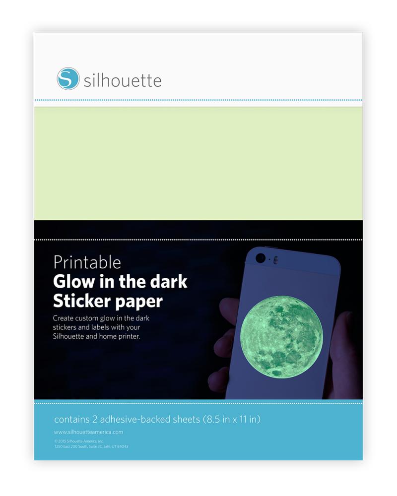Silhouette - Printable Sticker Sheets - Glow-in-the-Dark