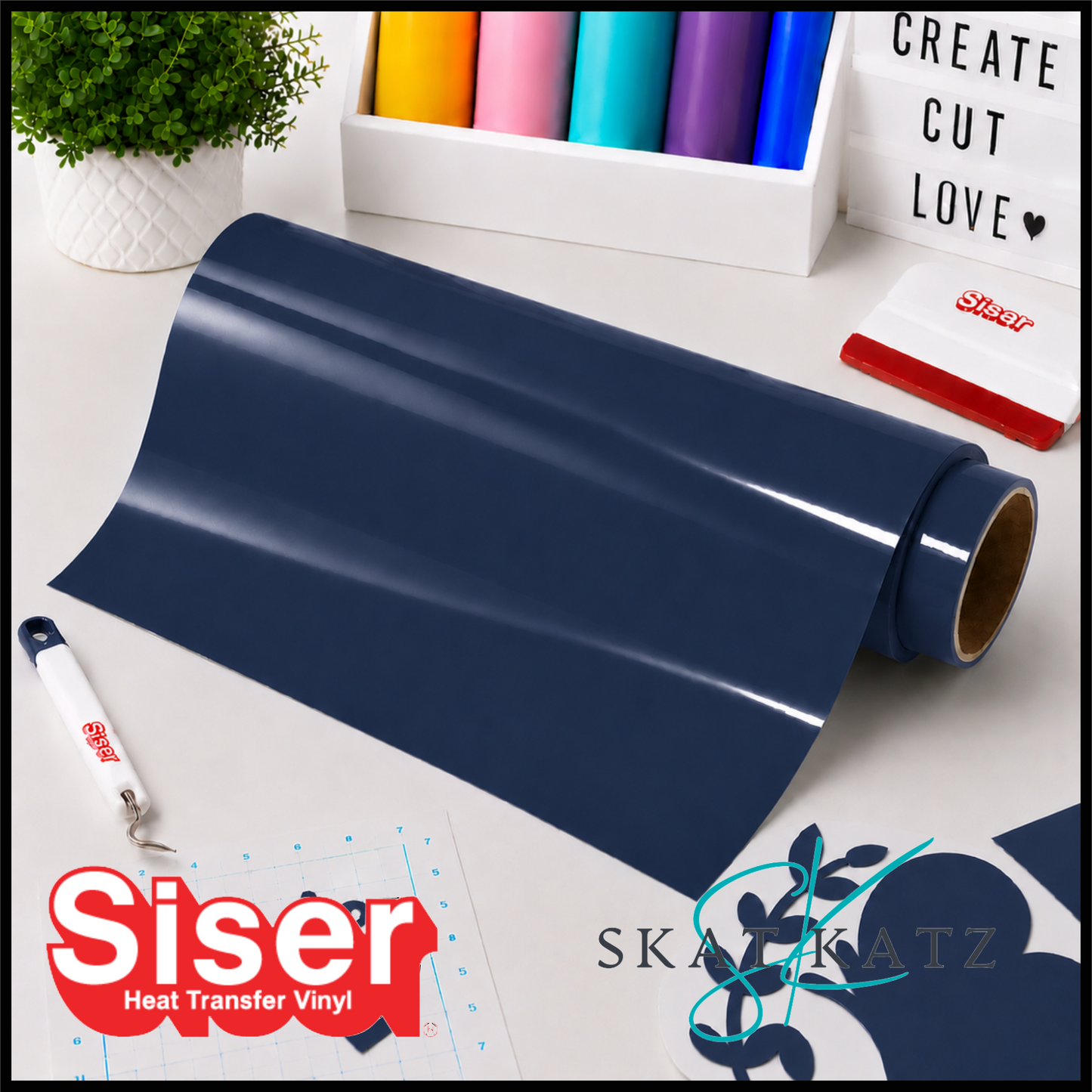 SISER EasyWeed® Heat Transfer Vinyl - MEDIUM BLUE