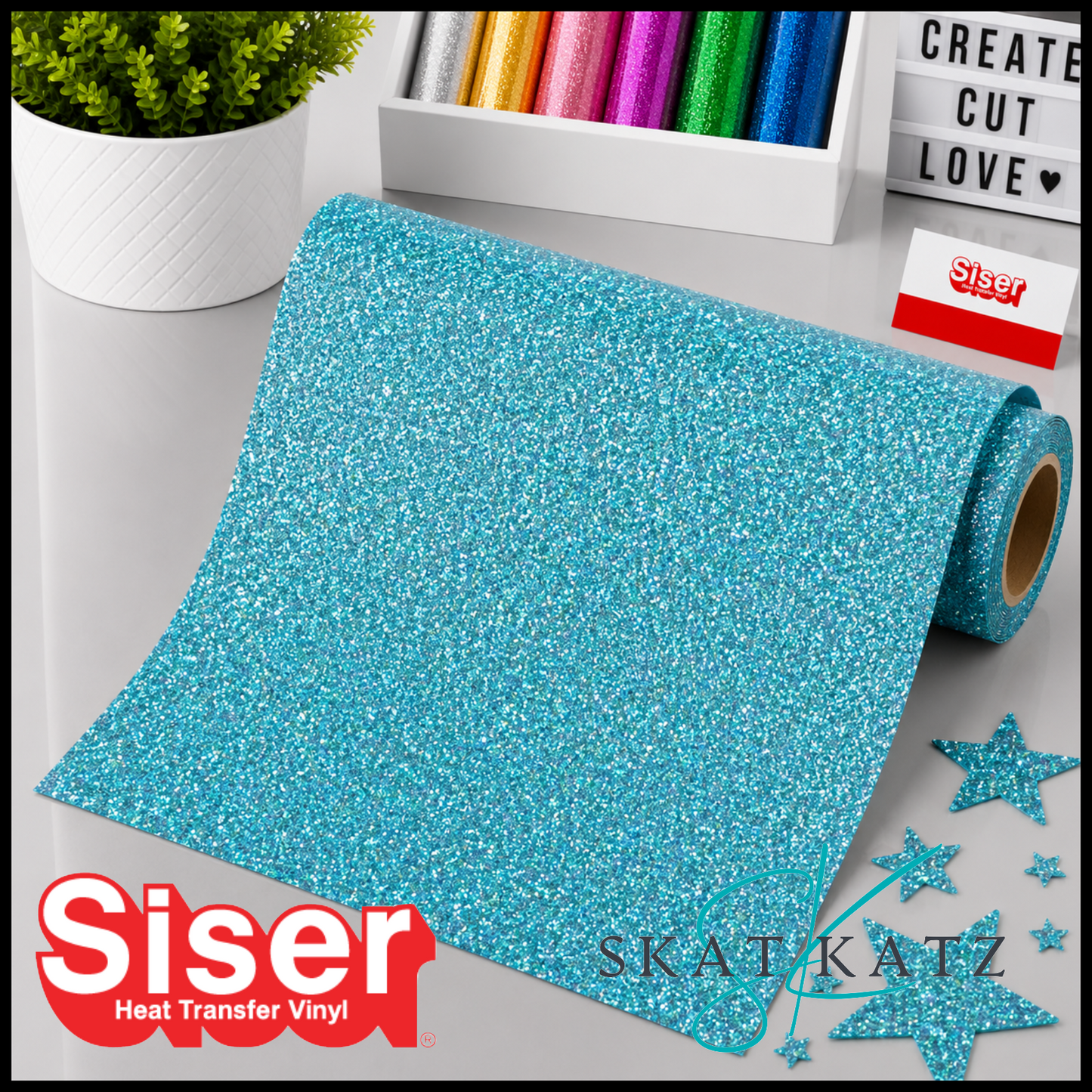 SISER® GLITTER Heat Transfer Vinyl - MERMAID