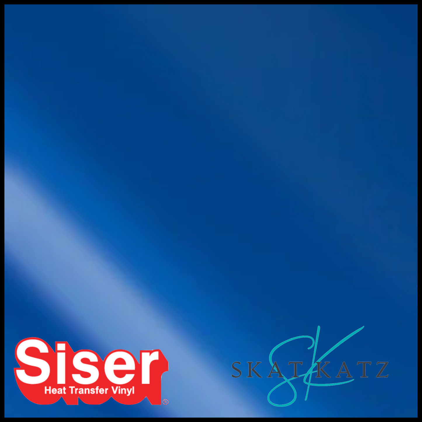 Siser EASY PUFF Heat Transfer Vinyl - Metallic  Blue
