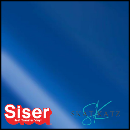 Siser EASY PUFF Heat Transfer Vinyl - Metallic  Blue