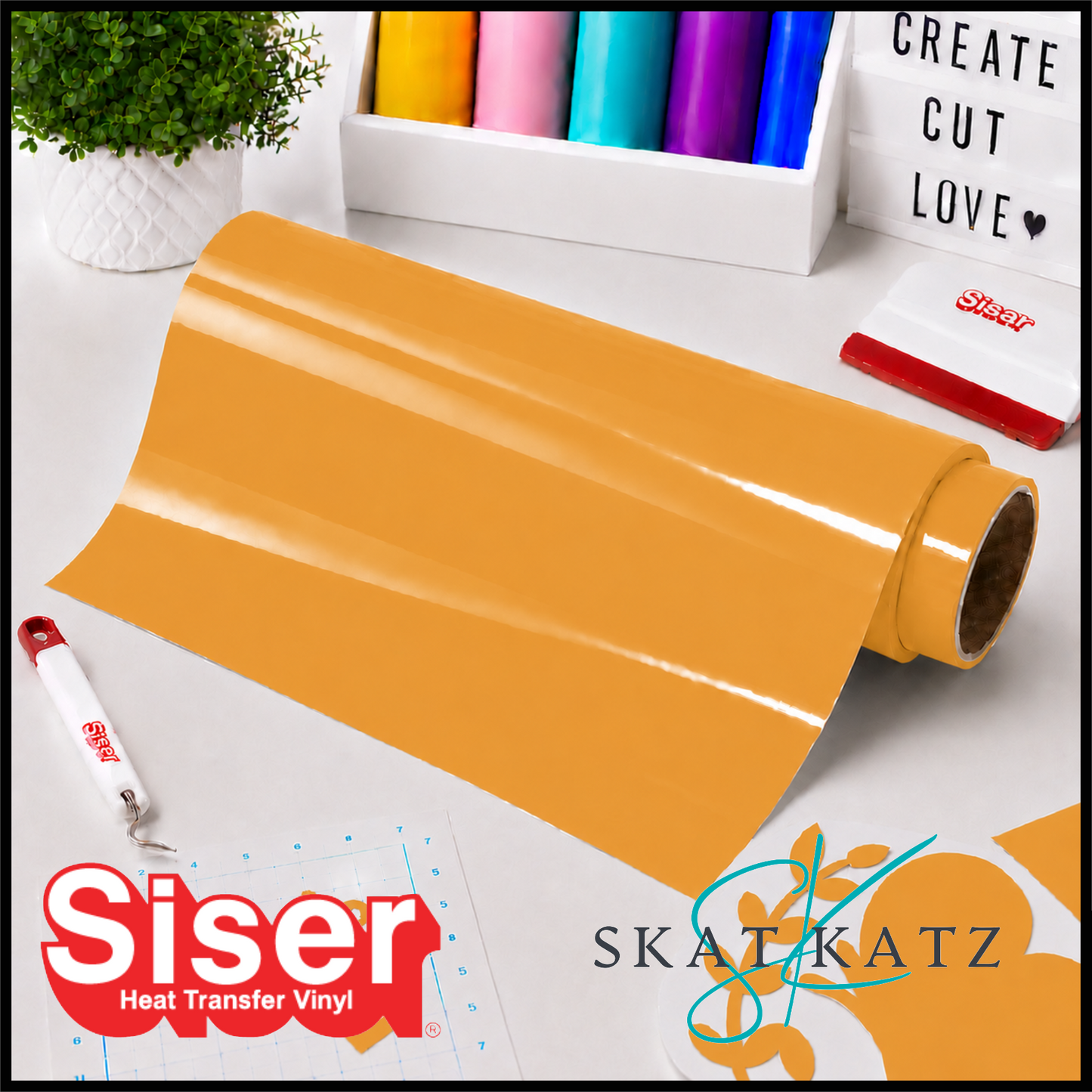 SISER EasyWeed® Heat Transfer Vinyl - MUSTARD