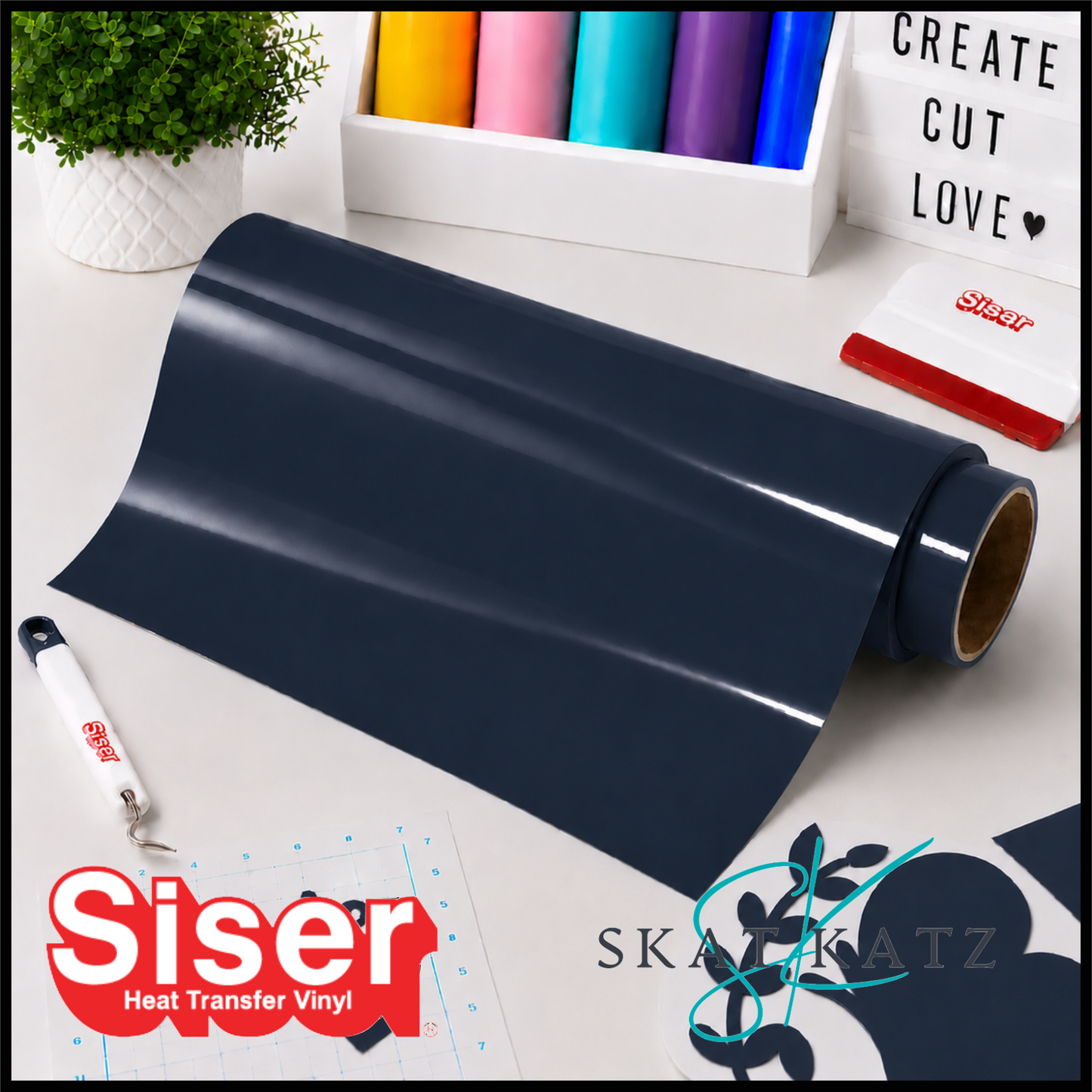 Siser PS EXTRA Heat Transfer Vinyl - Navy Blue
