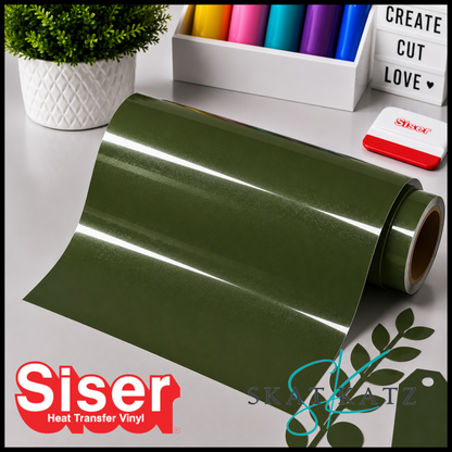 SISER EasyWeed® Heat Transfer Vinyl - ELECTRIC OLIVE