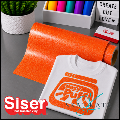 Siser® Easy Puff Glitter - Orange Slice