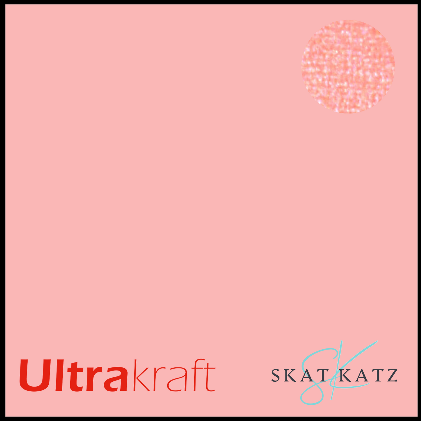 UltraKraft Premium Pearlised Textured Cardstock - Peach Fuzz