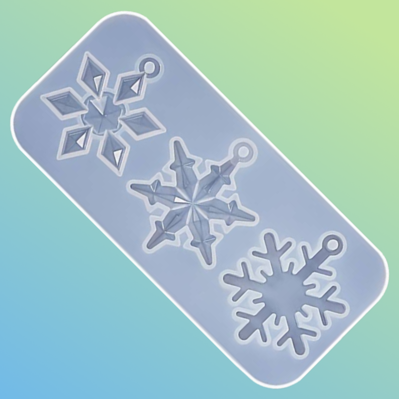 UltraKraft - Silicone Mold - Snowflake Charms