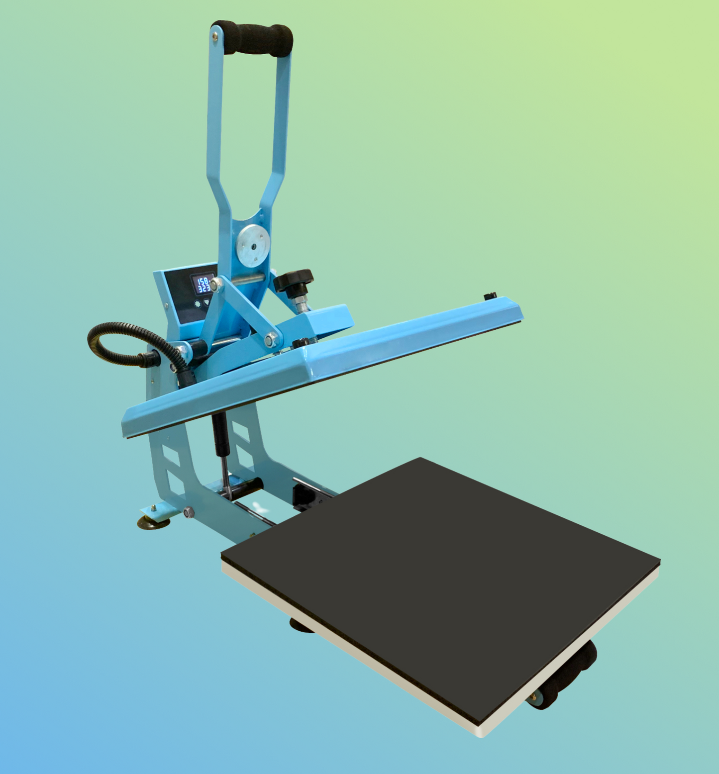 UltraKraft - 15" x 15" Pro Heat Press - Auto Open &amp; Pull Out Drawer