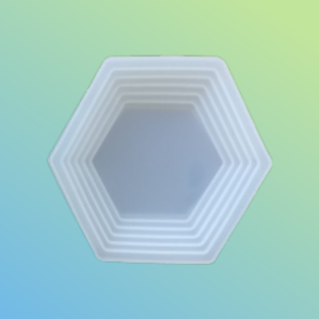 UltraKraft - Silicone Mold - Hexagonal Trinket Tray
