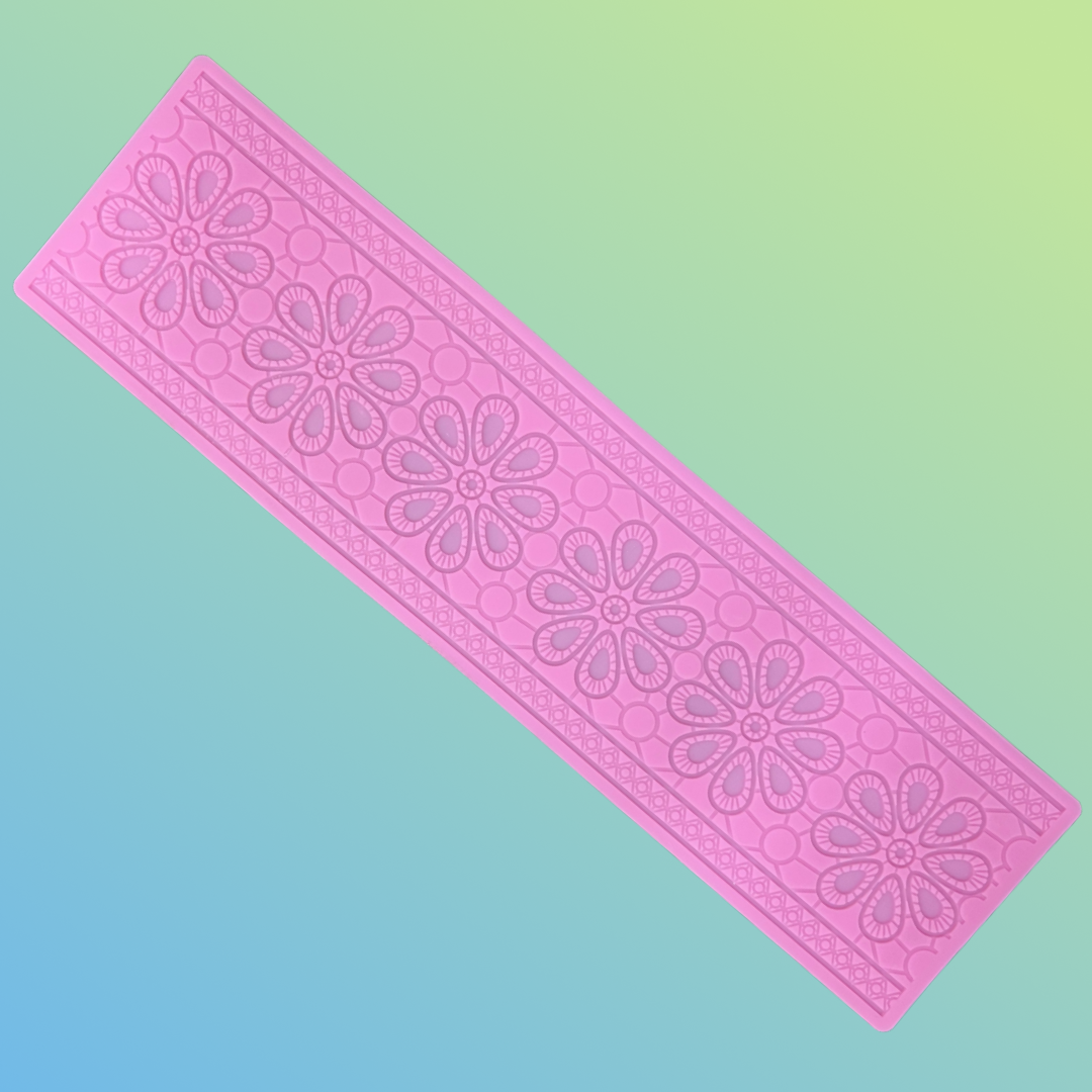 Silicone Lace Mold - Floral Lace B