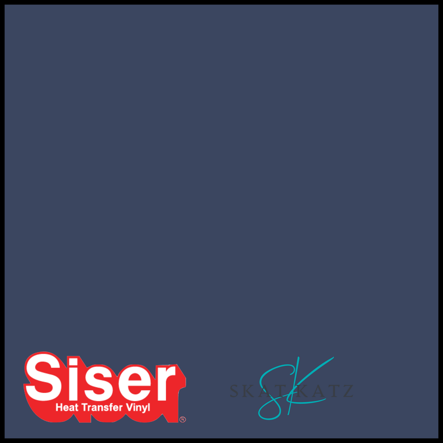Siser EASY PUFF Heat Transfer Vinyl - Navy