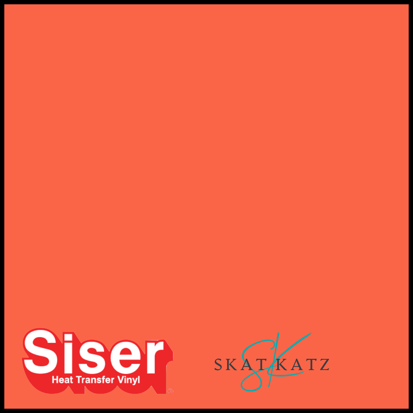 Siser EASY PUFF Heat Transfer Vinyl - Orange
