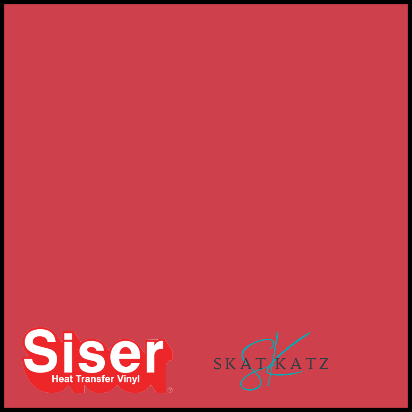 Siser EASY PUFF Heat Transfer Vinyl - Red