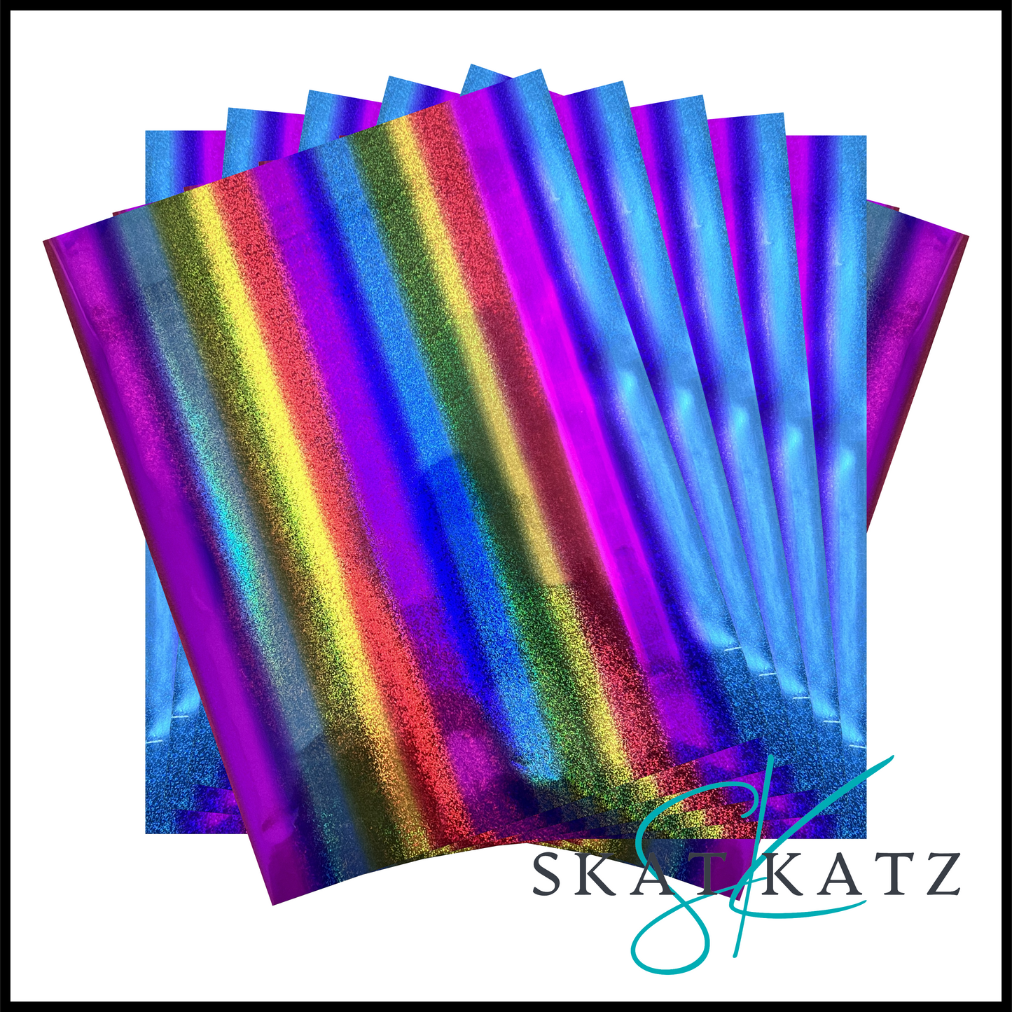 Heat Reactive Foil - A4 10pk - Rainbow Speckle