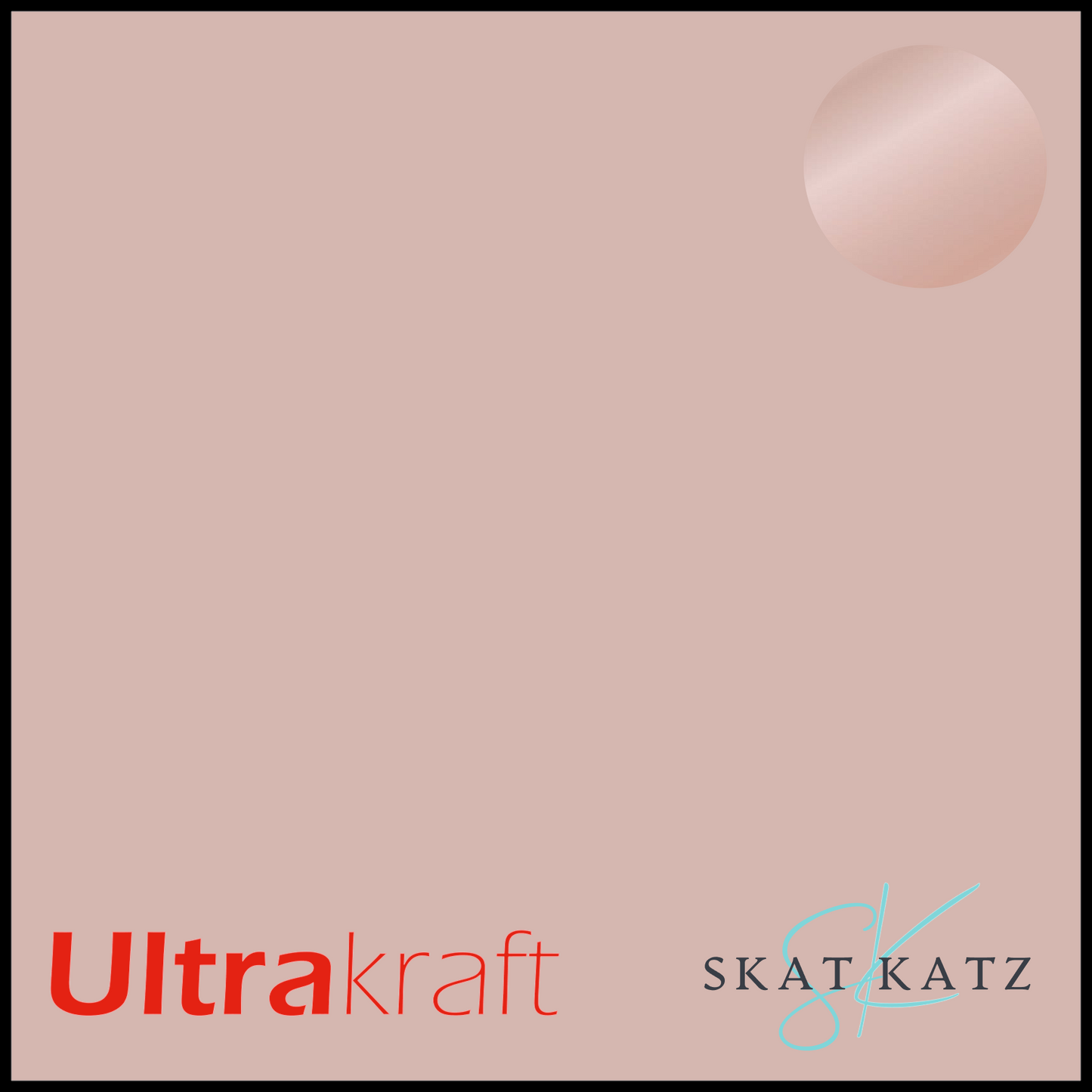 UltraKraft Premium Mirror Card 250gsm - Rose Gold
